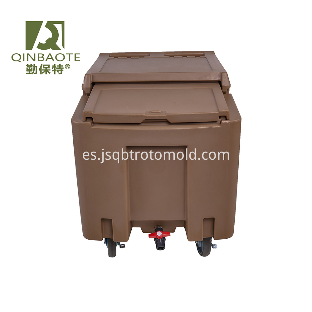 Sliding Lid Portable Ice Cart